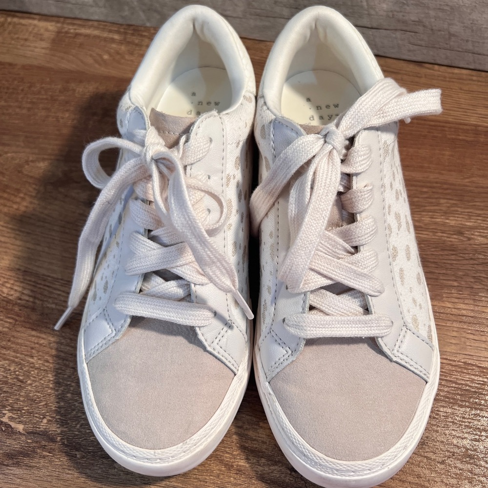 A New Day Women's Sneakers - Cream and White - Picture 2 of 11